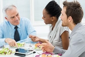 MBTI types Enjoying Lunch