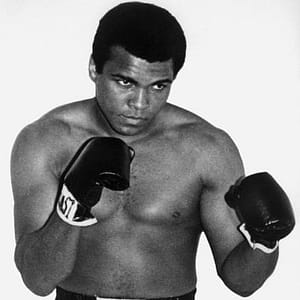 Muhammad Ali who exhibits an MBTI test INFJ personality type